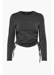 T-shirt noir ONLY pour femme seconde vue