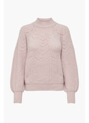Pull col roulé rose JACQUELINE DE YONG pour femme seconde vue
