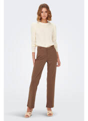 Pantalon chino marron JACQUELINE DE YONG pour femme seconde vue