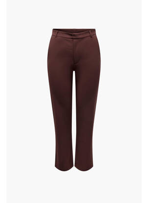 Pantalon chino marron JACQUELINE DE YONG femme