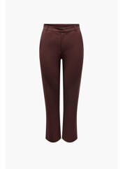 Pantalon chino marron JACQUELINE DE YONG pour femme seconde vue