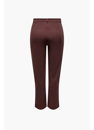 Pantalon chino marron JACQUELINE DE YONG femme