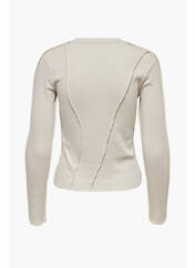 T-shirt beige ONLY pour femme seconde vue