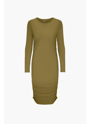 Robe mi-longue vert JACQUELINE DE YONG femme