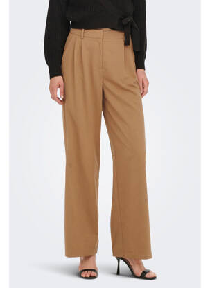 Pantalon droit marron ONLY femme