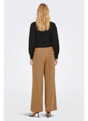 Pantalon droit marron ONLY pour femme seconde vue