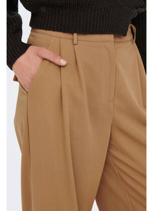 Pantalon droit marron ONLY femme