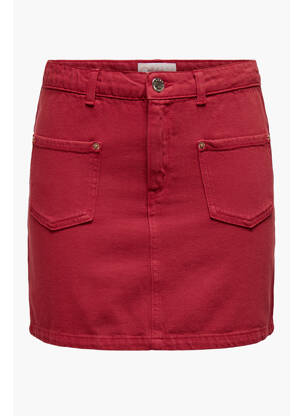 Jupe courte rouge ONLY femme