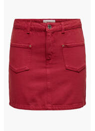 Jupe courte rouge ONLY femme