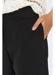 Pantalon droit noir ONLY pour femme seconde vue