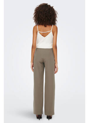 Pantalon droit marron ONLY femme