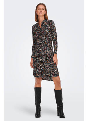 Robe courte noir JACQUELINE DE YONG femme