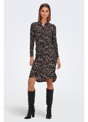 Robe courte noir JACQUELINE DE YONG femme