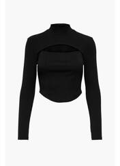 T-shirt noir ONLY pour femme seconde vue