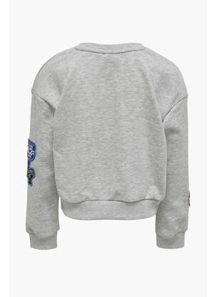 Sweat-shirt gris ONLY fille