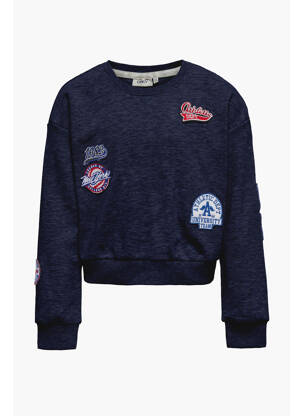 Sweat-shirt bleu ONLY fille