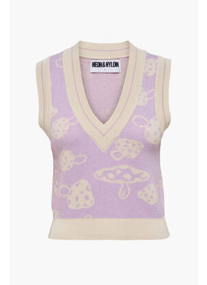 Pull violet NEON & NYLON pour femme