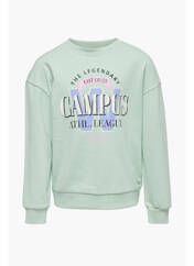 Sweat-shirt vert ONLY pour fille seconde vue