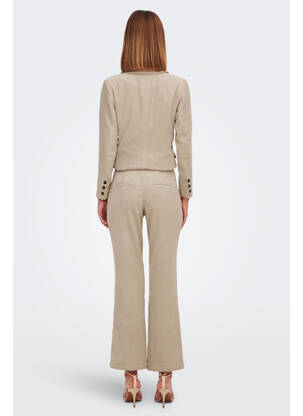 Pantalon flare beige JACQUELINE DE YONG femme