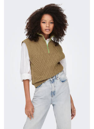 Débardeur beige ONLY femme