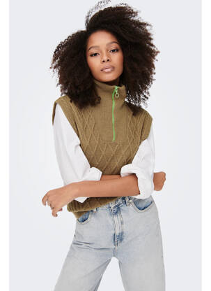 Débardeur beige ONLY femme