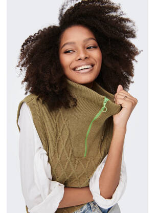 Débardeur beige ONLY femme