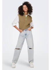 Débardeur beige ONLY pour femme seconde vue
