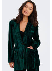 Blazer vert ONLY pour femme seconde vue