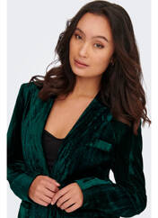 Blazer vert ONLY pour femme seconde vue