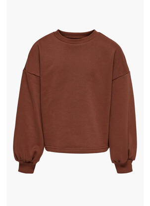 Sweat-shirt marron ONLY fille