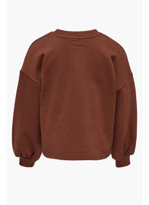 Sweat-shirt marron ONLY fille