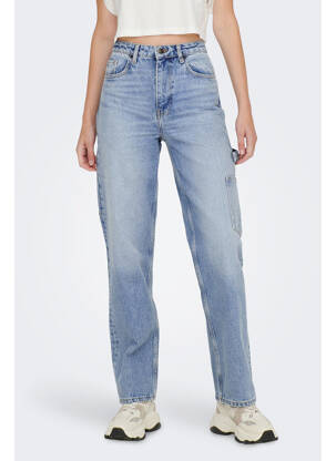 Jeans coupe droite bleu ONLY femme