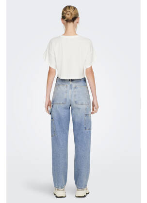 Jeans coupe droite bleu ONLY femme