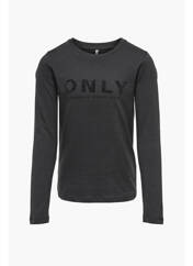 T-shirt gris ONLY pour fille seconde vue