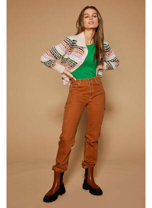 Pantalon cargo marron ONLY femme