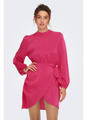 Robe courte rose ONLY femme