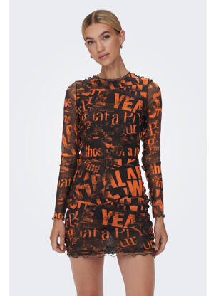 Robe courte noir NEON & NYLON femme