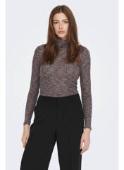 T-shirt marron ONLY pour femme seconde vue