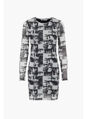 Robe courte blanc NEON & NYLON femme