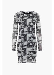 Robe courte blanc NEON & NYLON pour femme seconde vue