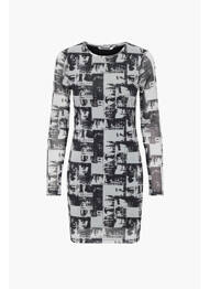Robe courte blanc NEON & NYLON femme