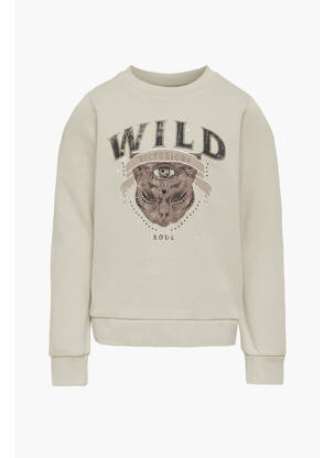 Sweat-shirt beige ONLY fille
