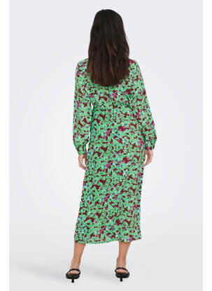 Robe longue vert ONLY femme