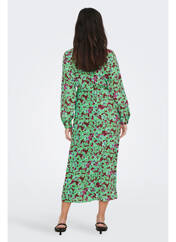 Robe longue vert ONLY pour femme seconde vue