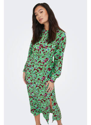 Robe longue vert ONLY femme
