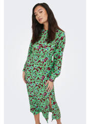Robe longue vert ONLY pour femme seconde vue