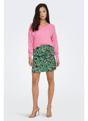 Jupe courte vert ONLY femme