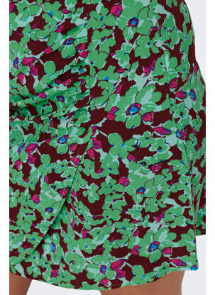 Jupe courte vert ONLY femme