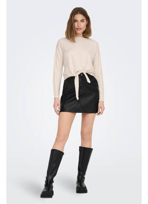 Pull marron ONLY femme