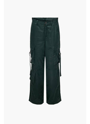 Pantalon cargo noir NEON & NYLON femme